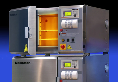 Despatch LCC stacked benchtop oven with HEPA filter for Cleanroom