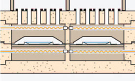 dual chamber of Despatch firing furnace